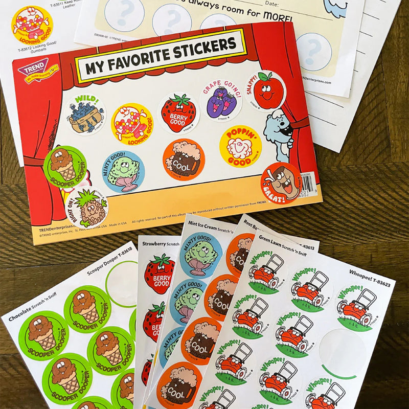 Stickers 24ct Cool Root Beer Scent