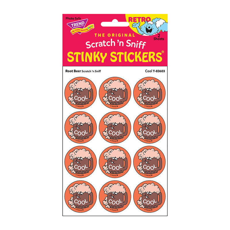 Stickers 24ct Cool Root Beer Scent