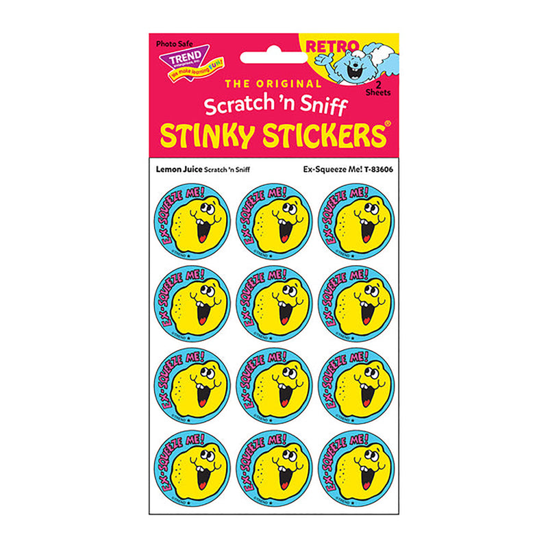 Stickers 24ct Ex Squeeze Me Lemon Juice Scent