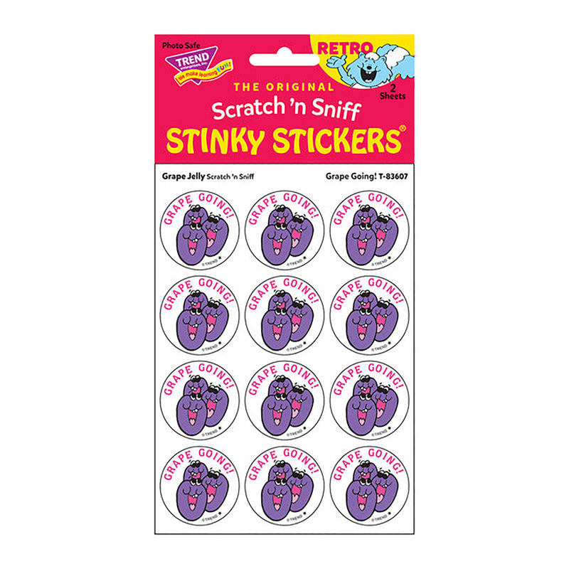 Stickers 24ct Grape Going Grape Jelly Scent