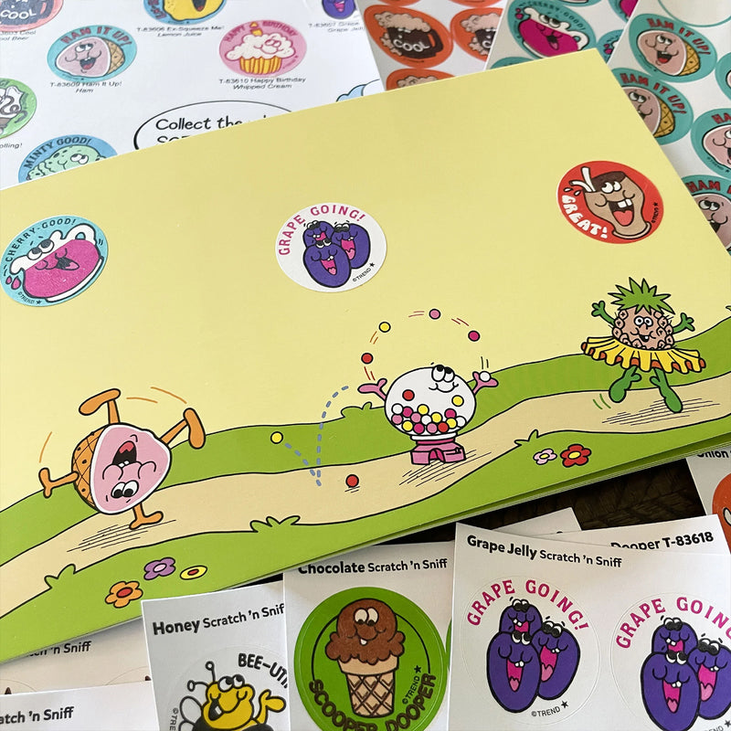 Stickers 24ct Grape Going Grape Jelly Scent