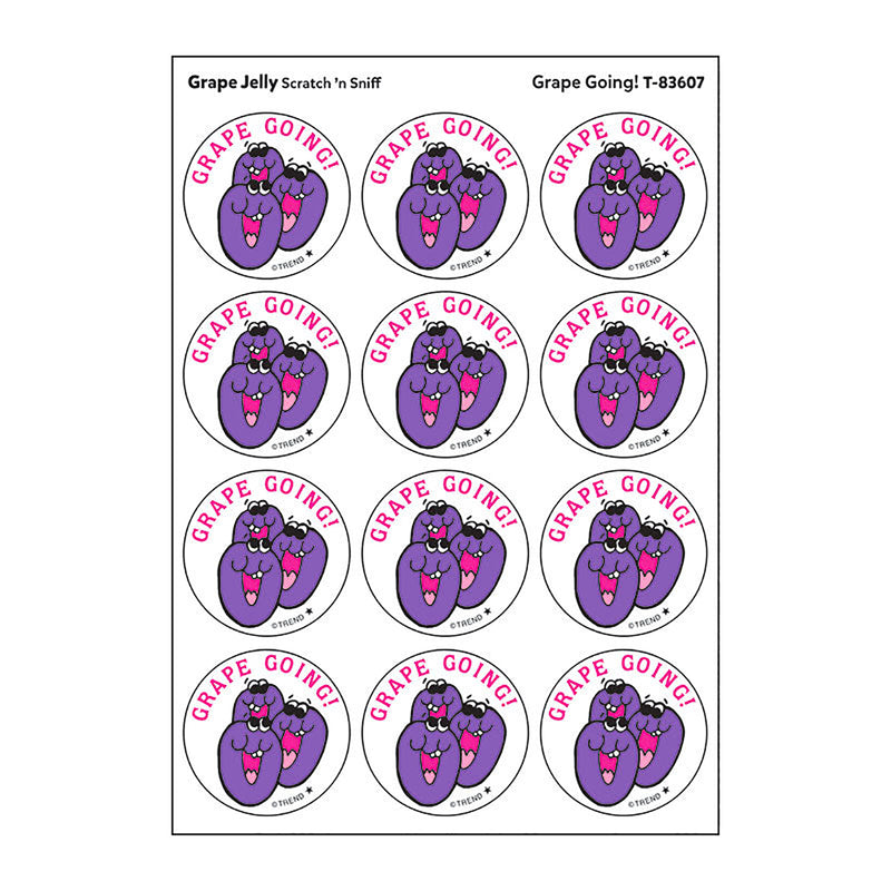 Stickers 24ct Grape Going Grape Jelly Scent