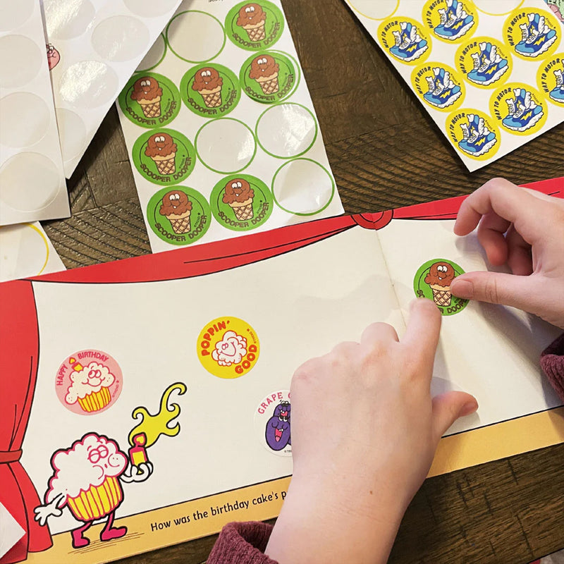 Stickers 24ct Happy Birthday Whippd Cream Scent