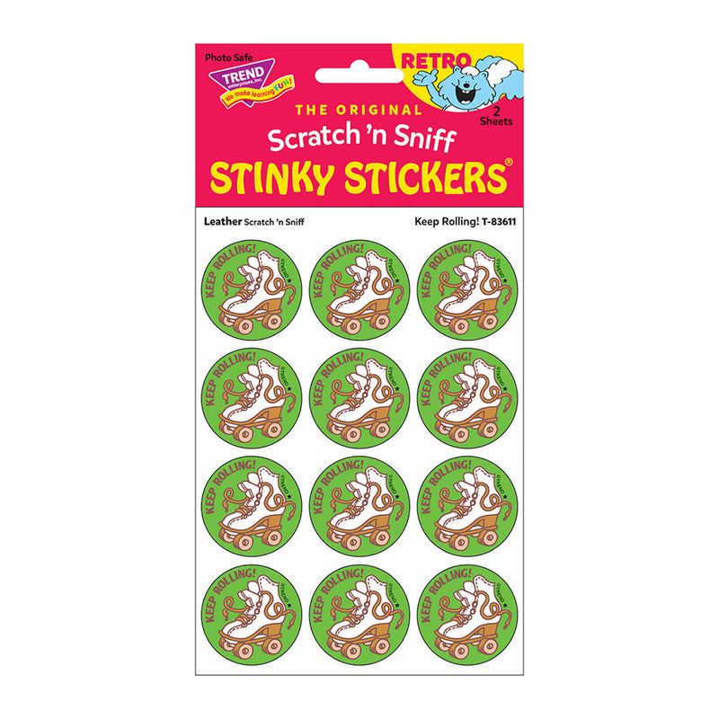 Stickers 24ct Keep Rolling Leather Scent