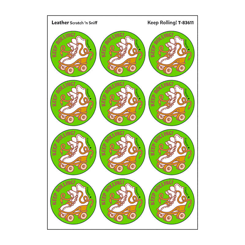 Stickers 24ct Keep Rolling Leather Scent