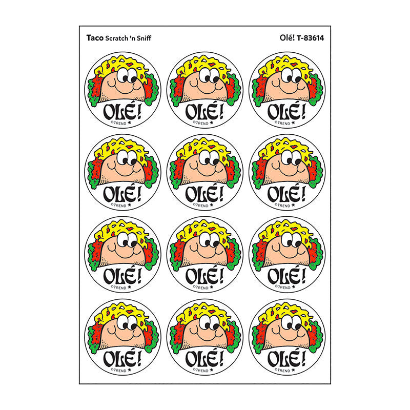 Stickers 24ct Ole Taco Scent