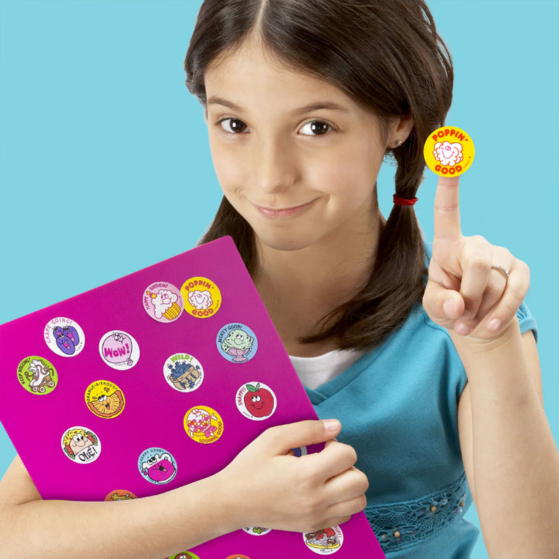 Stickers 24ct Poppin Good Popcorn Scent