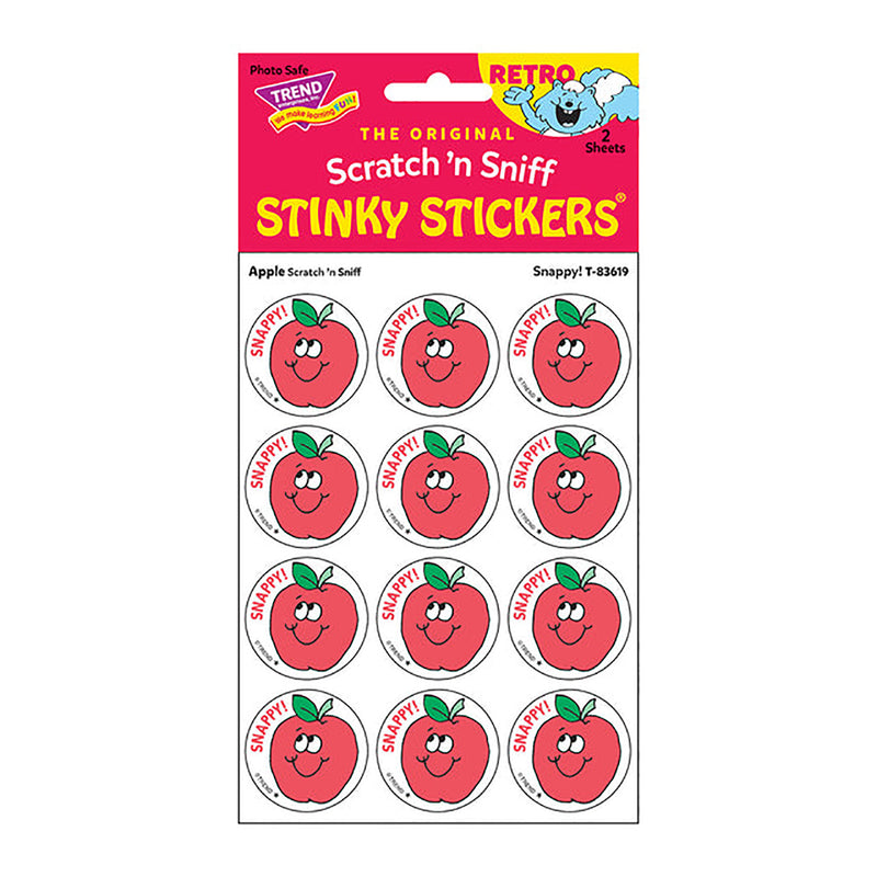 Stickers 24ct Snappy Apple Scent
