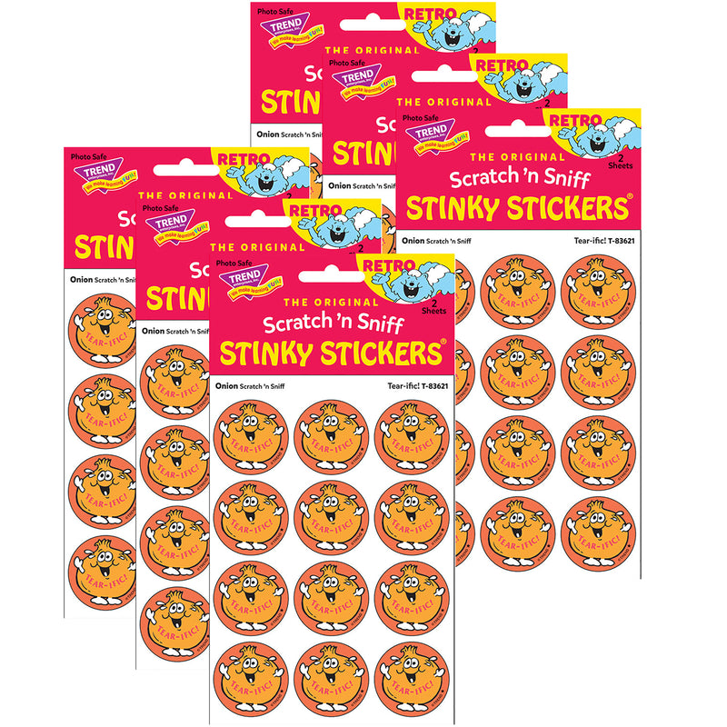 (6 Pk) Stickers 24ct Tear Ific Onion Scent