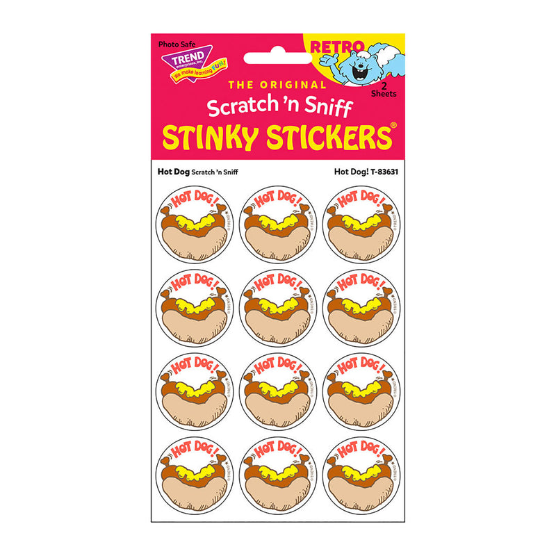 Stinky Stickers Hot Dog Scent 24ct