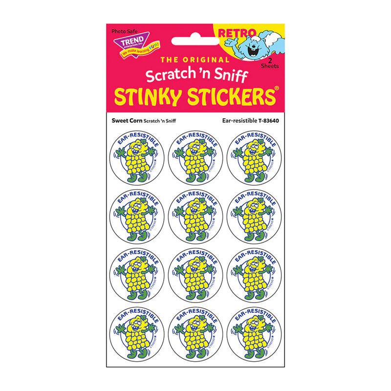 Stinky Stickers Sweet Corn Scent Ear-resistable
