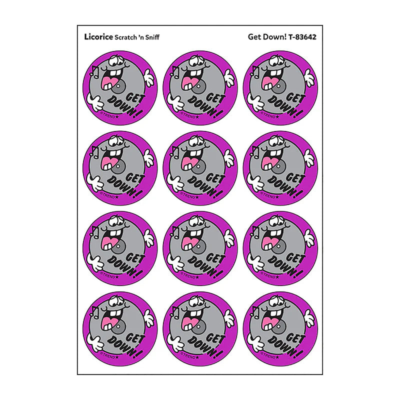 Stinky Stickers Licorice Scent Get Down