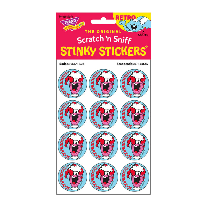 Stinky Stickers Soda Scent Scoopendous