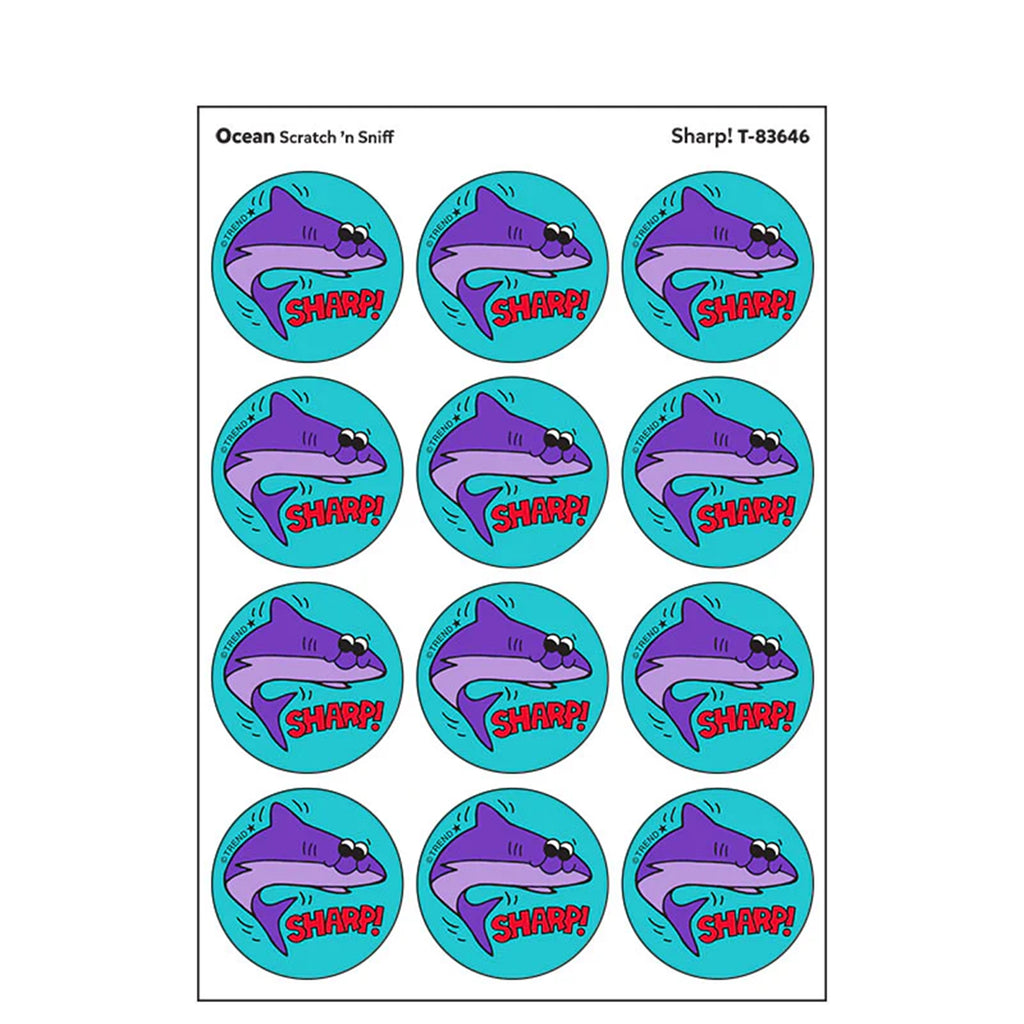 Stinky Stickers Sharp Ocean Scent