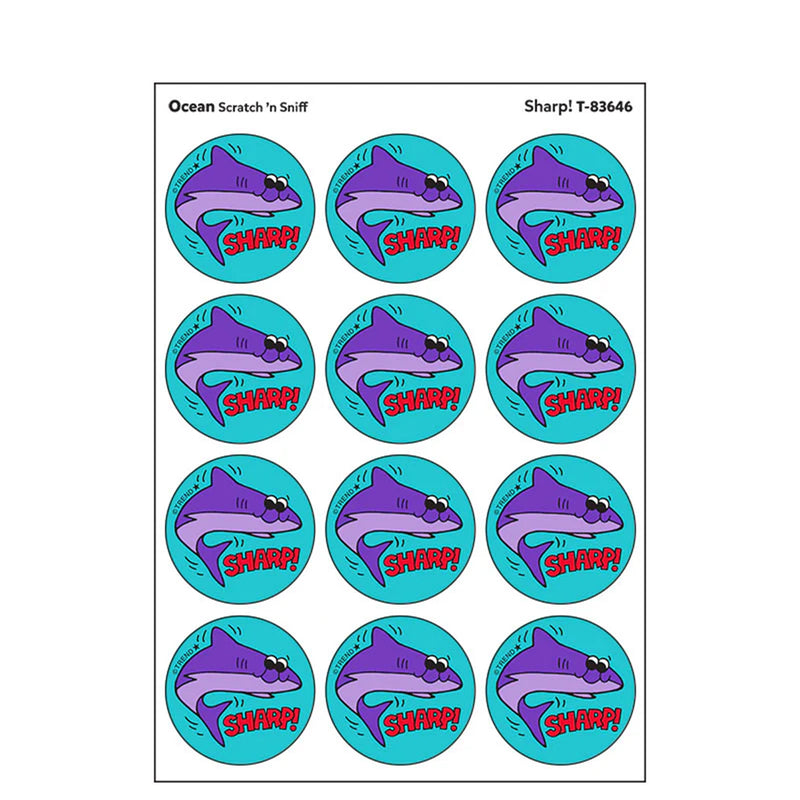 Stinky Stickers Sharp Ocean Scent