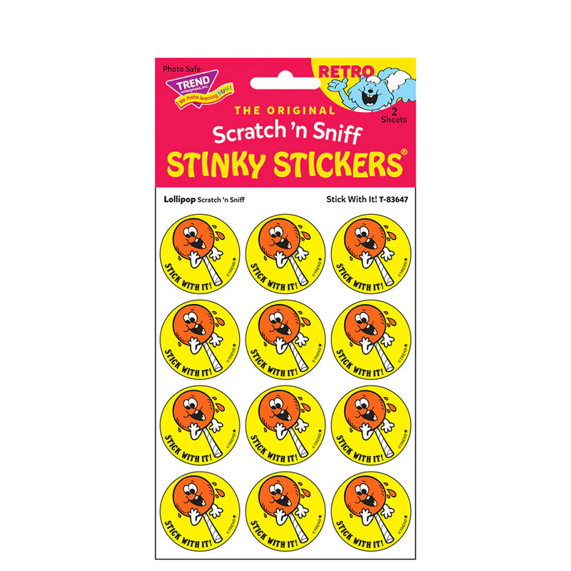 Stinky Stickers Lollipop Scent Stick With It