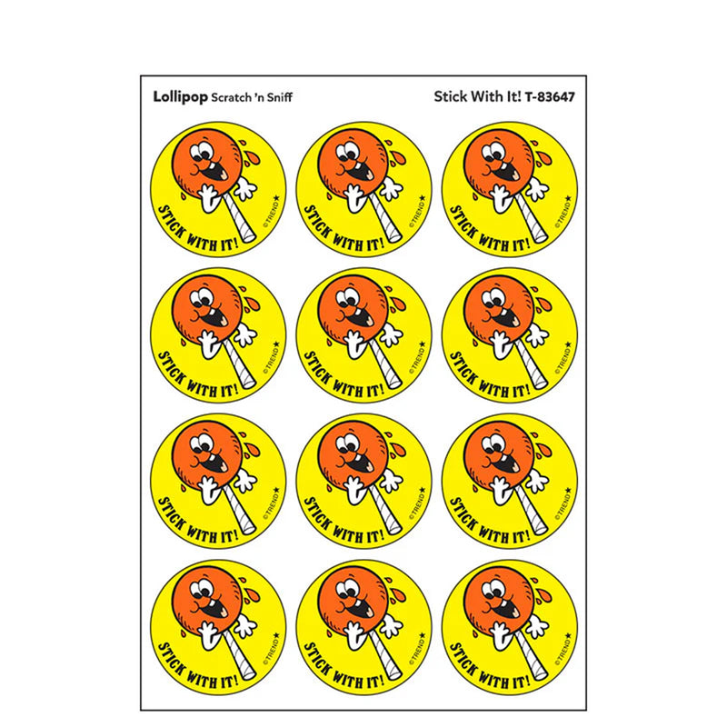 Stinky Stickers Lollipop Scent Stick With It