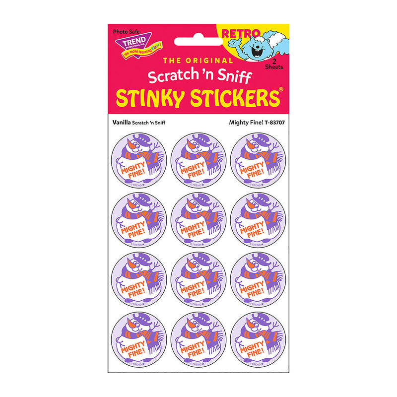 Stinky Stickers Mighty Fine Vanilla Scent