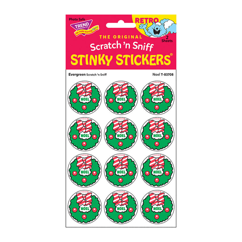 Stinky Stickers Noel Evergreen Scen