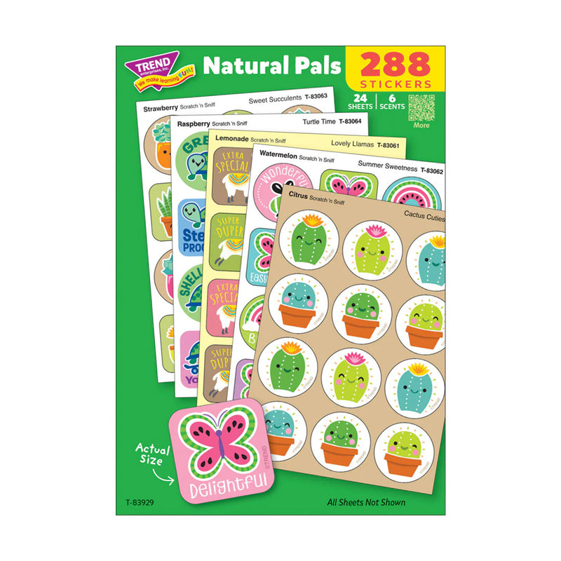 Natural Pals Scratch 'n Sniff Stinky Stickers® Variety Pack, Pack of 288