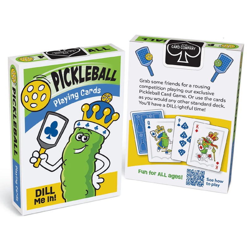 Pickleball Collection Playing Cards & Stickers Set