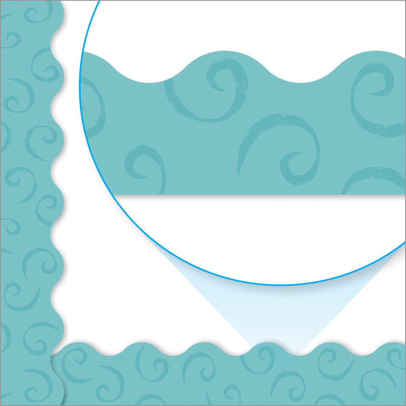 Teal Swirls Terrific Trimmers