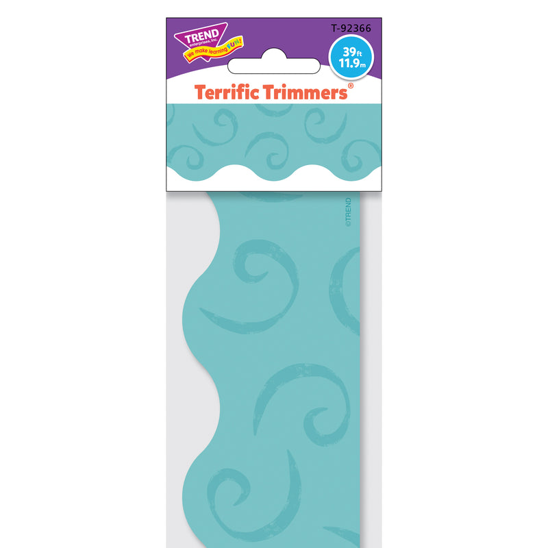 Teal Swirls Terrific Trimmers