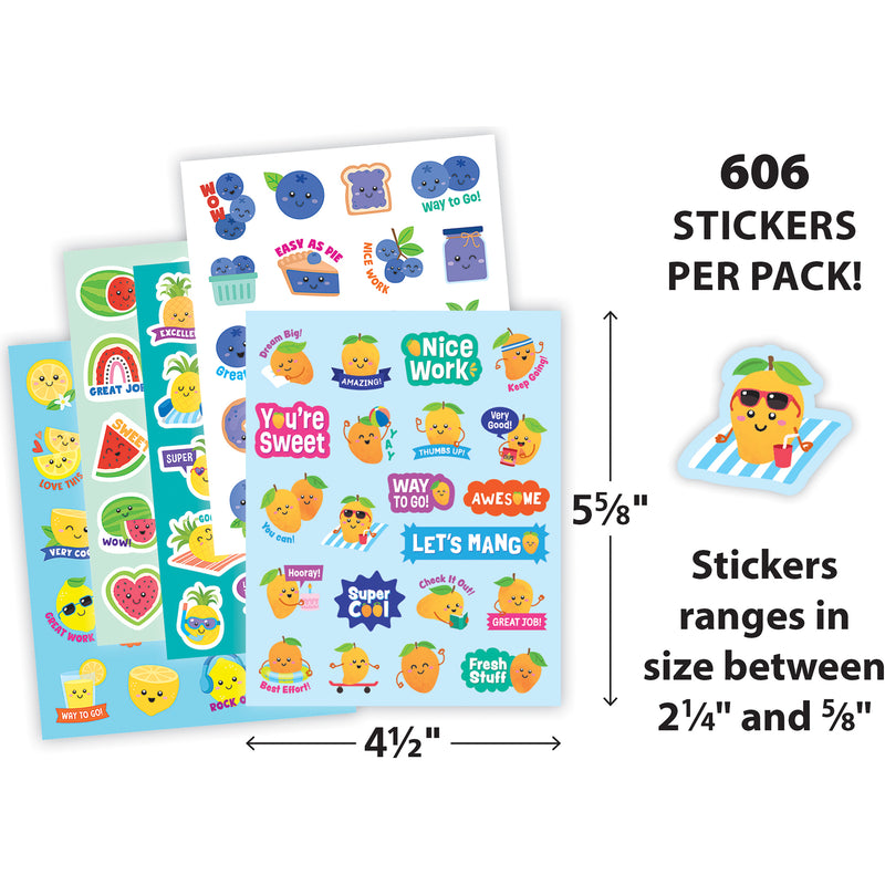Fruit Smoothie Smelly Stickers, 606 Stickers