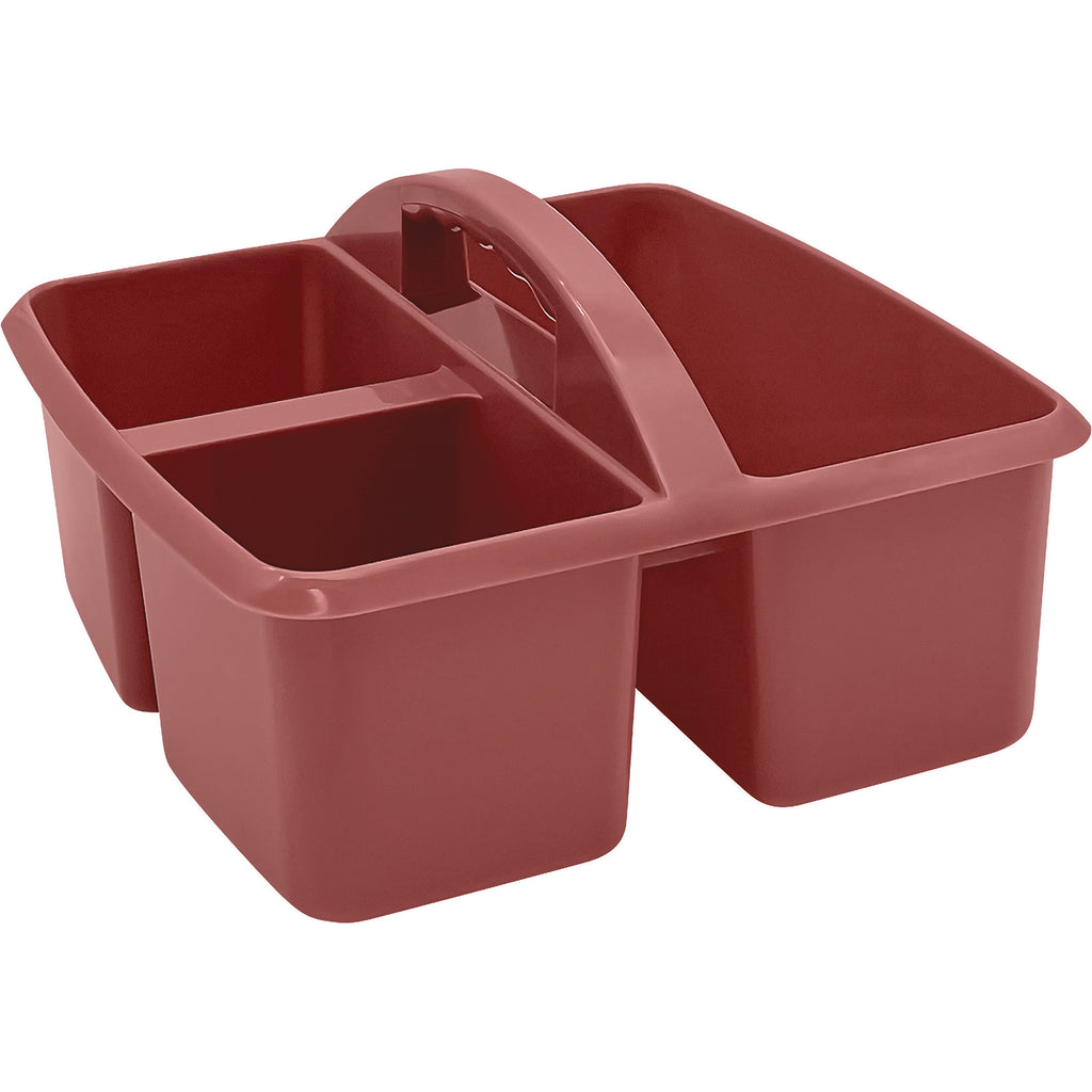 Deep Rose Plastic Storage Caddy