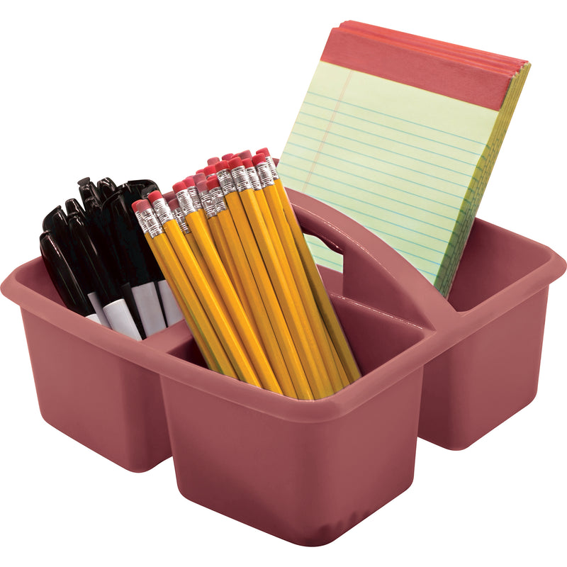 Deep Rose Plastic Storage Caddy