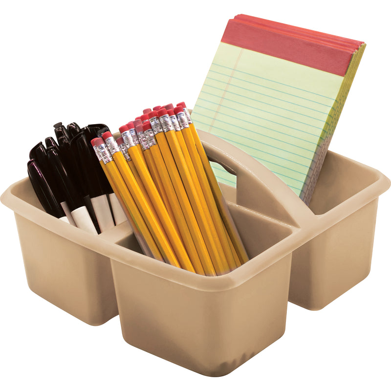 Light Brown Plastic Storage Caddy