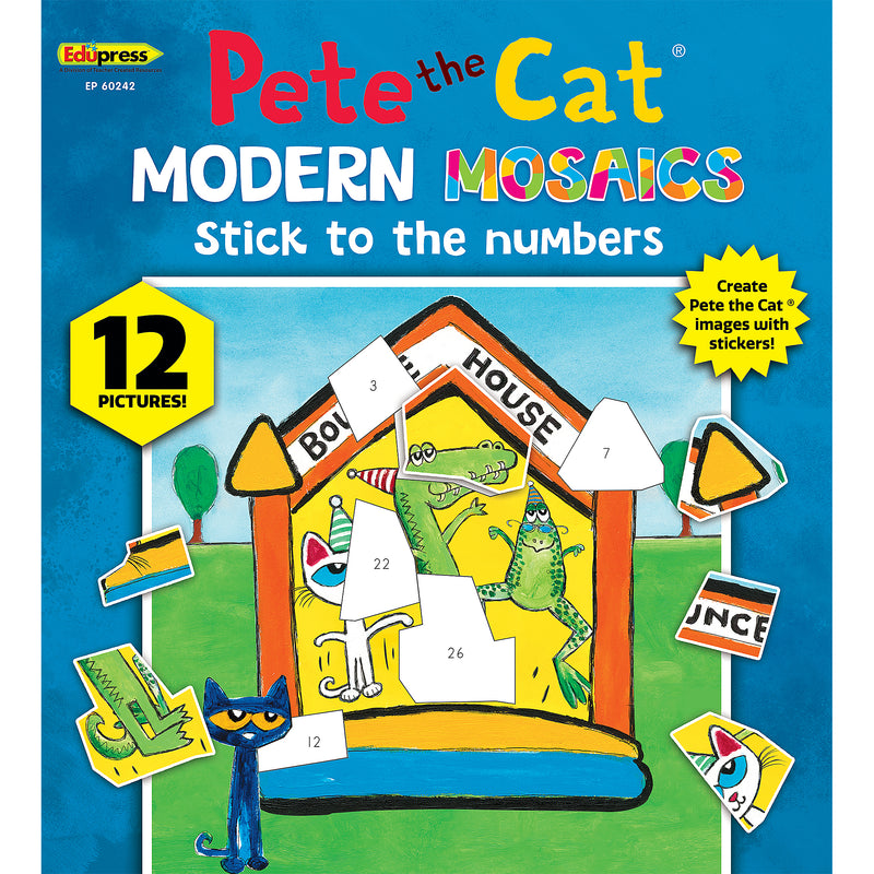 Pete The Cat Modern Mosaics Stick To The Numbers