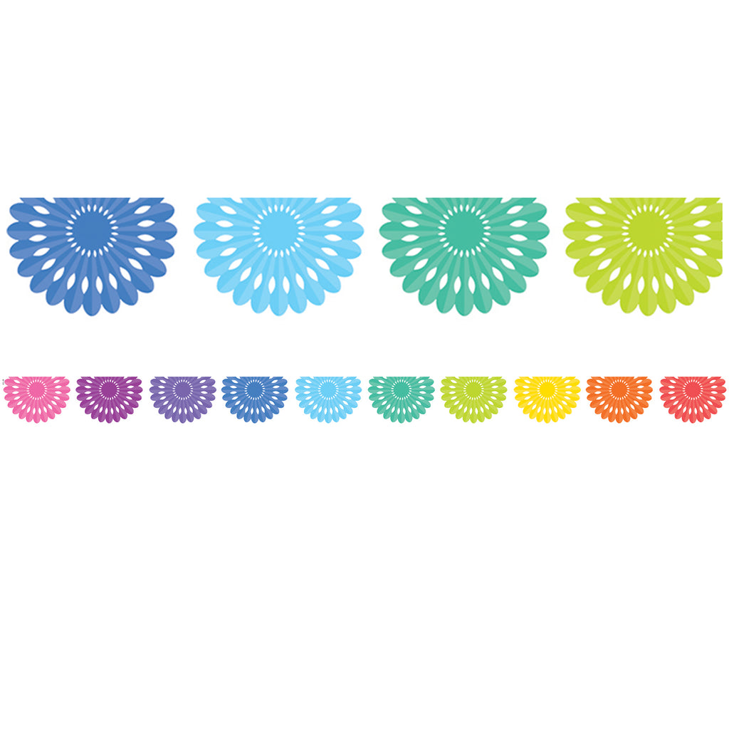 Colorful Fiesta Die-cut Border Trim