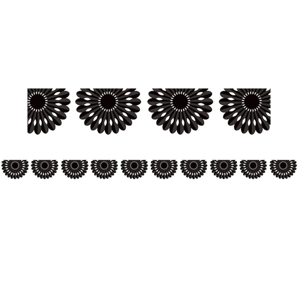 Black & White Fiesta Border Die-cut