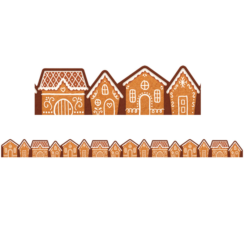 Gingerbread Houses Die Cut Border