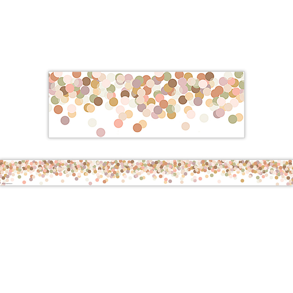 Calming Confetti Trim Straight