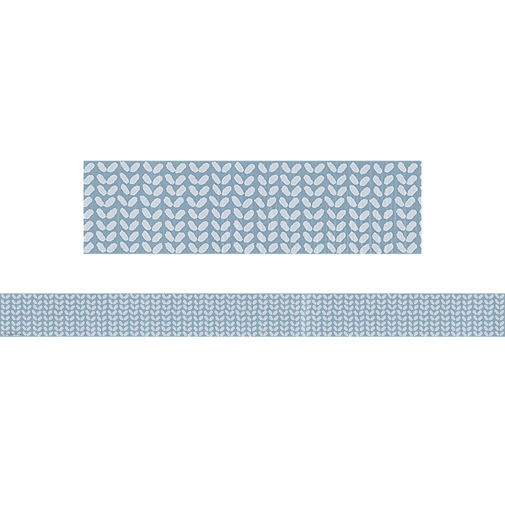Class Cottage Blue Petals Trim Straight