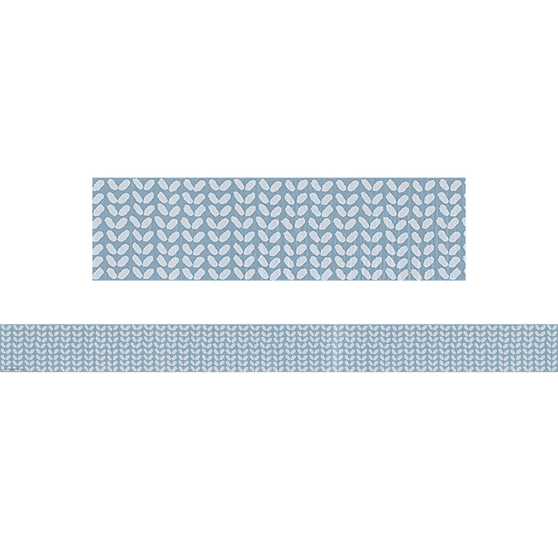 Class Cottage Blue Petals Trim Straight
