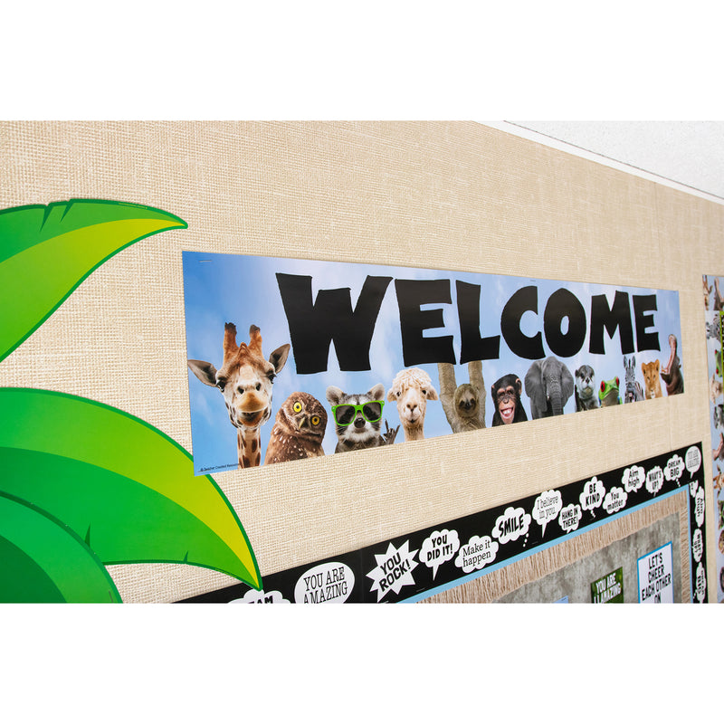 Go Wild Animals Welcome Banner