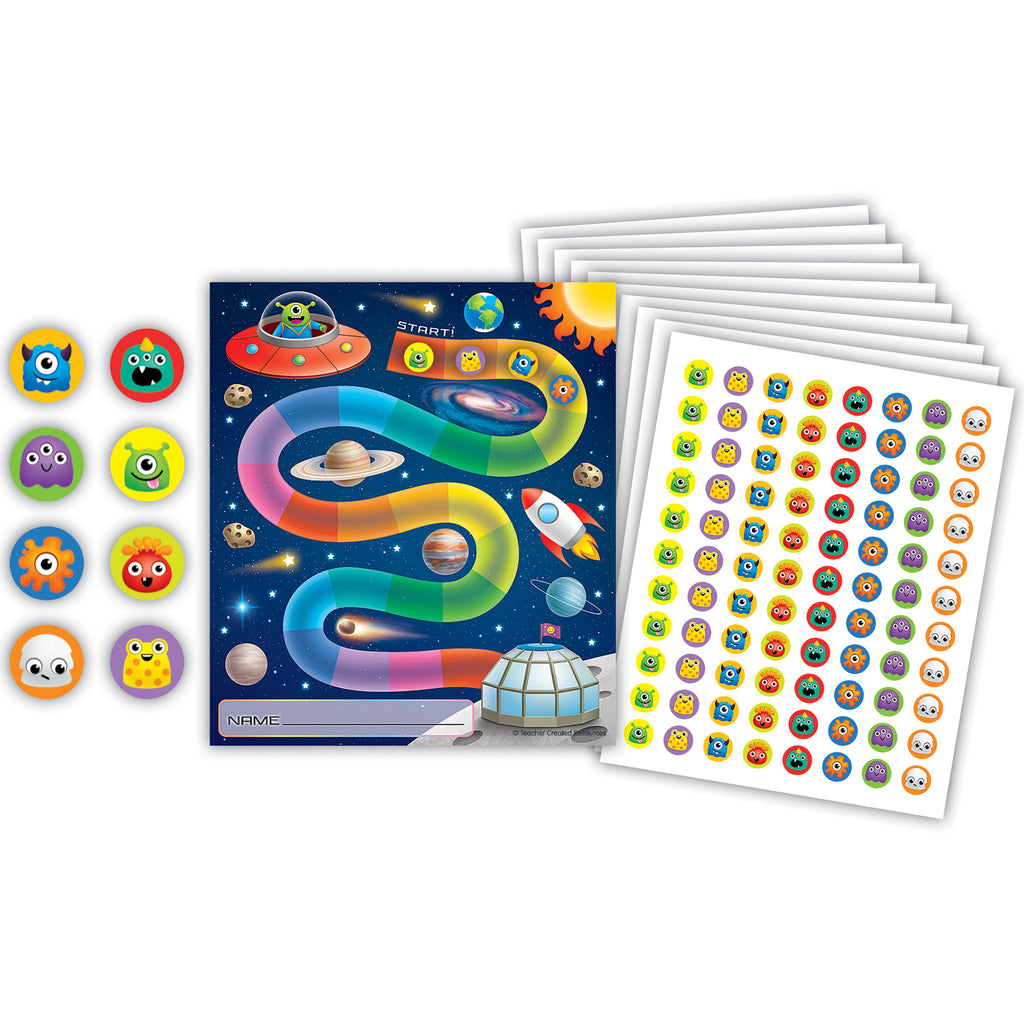 Out Of This World Reward Trackers With Stickers