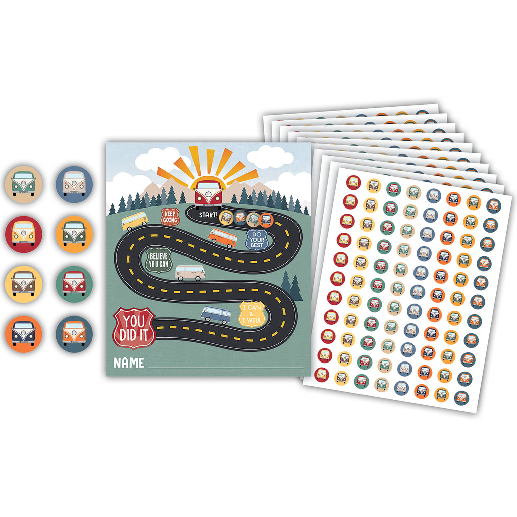 Moving Mountains Reward Trackers With Stickers