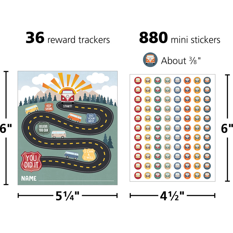 Moving Mountains Reward Trackers With Stickers