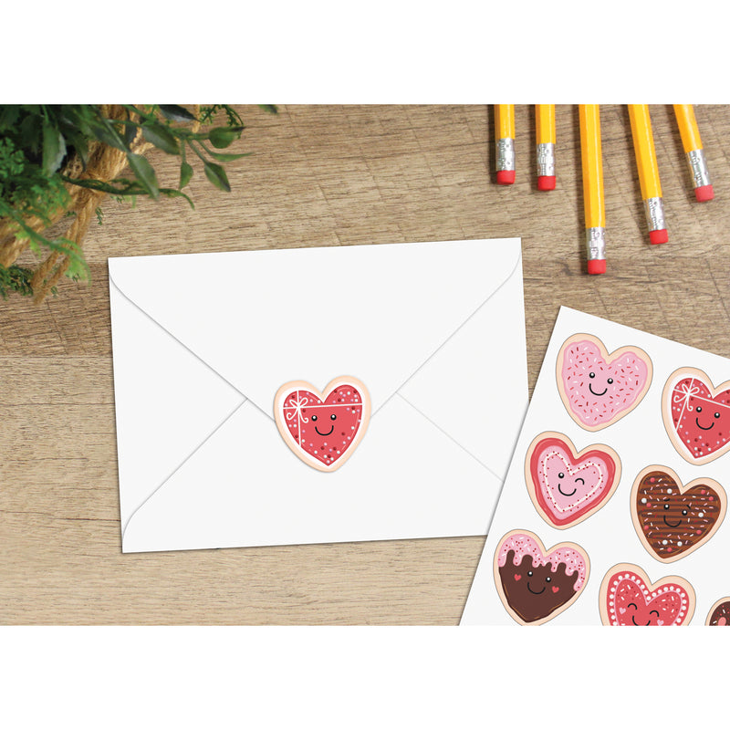 Frosted Heart Cookies Stickers