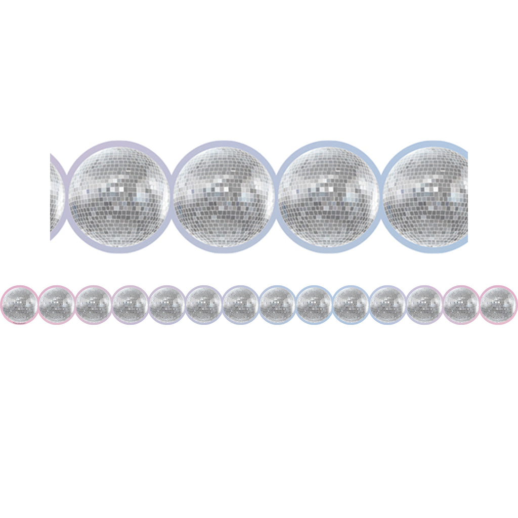 Disco Balls Diecut Border Trim