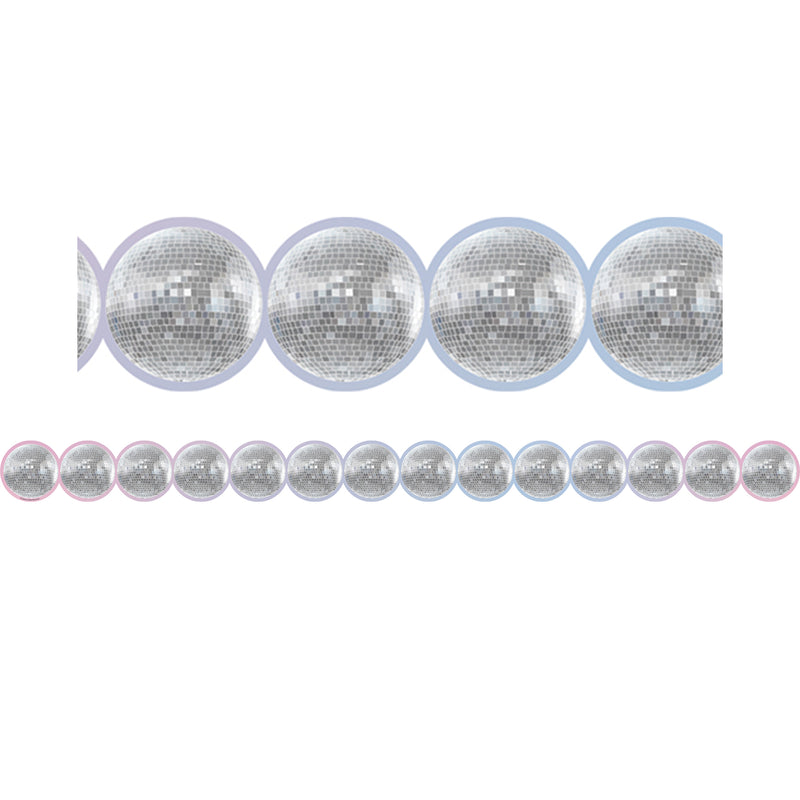 Disco Balls Diecut Border Trim