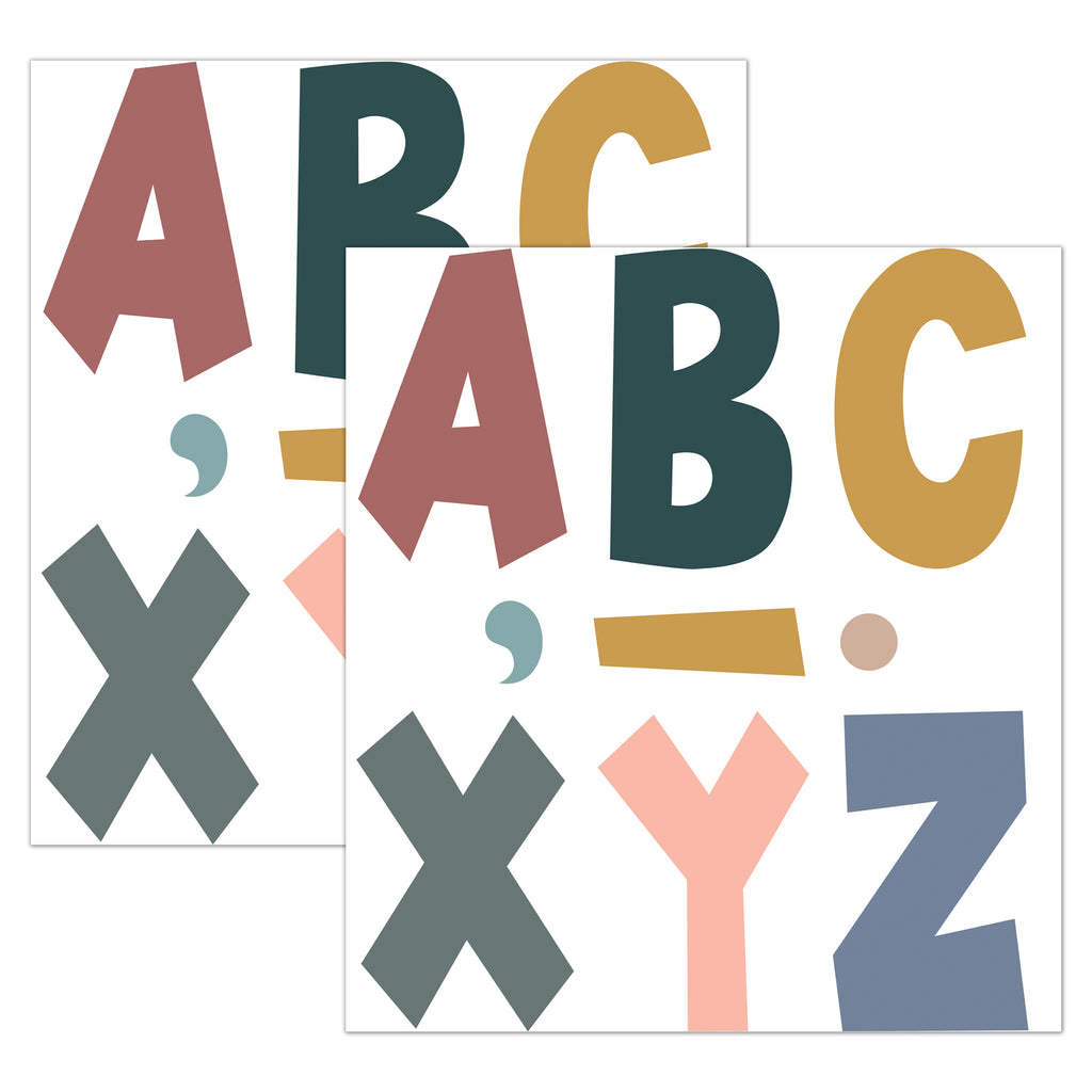 (2 Pk) 7in Letters Wonderfully Wild Fun Font