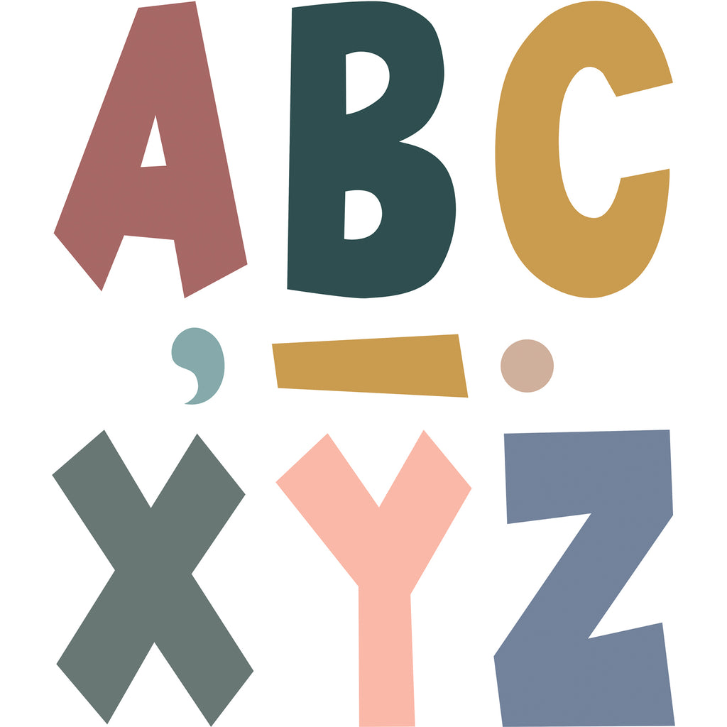 7in Fun Font Letters Wonderfully Wild