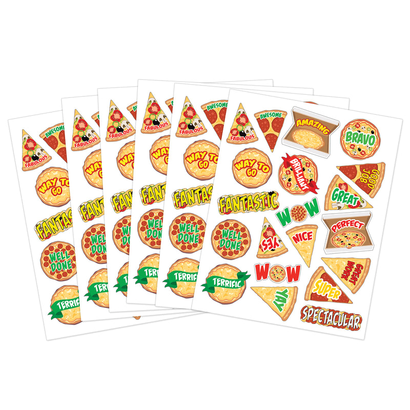 Pizza Stickers, 120 Per Pack, 12 Packs