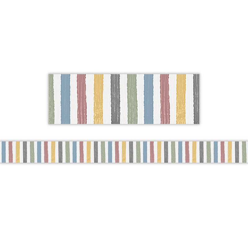 Class Cottage Stripes Border Trim Straight