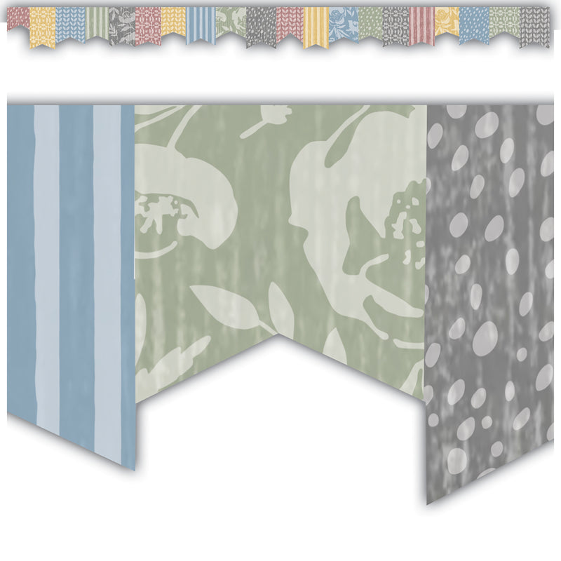 Class Cottage Pennants Trim Die Cut